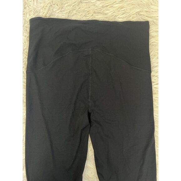 Spanx Womens Plus Size 2X Cropped Black Leggings High Waisted Stretch Activewear - Picture 8 of 9